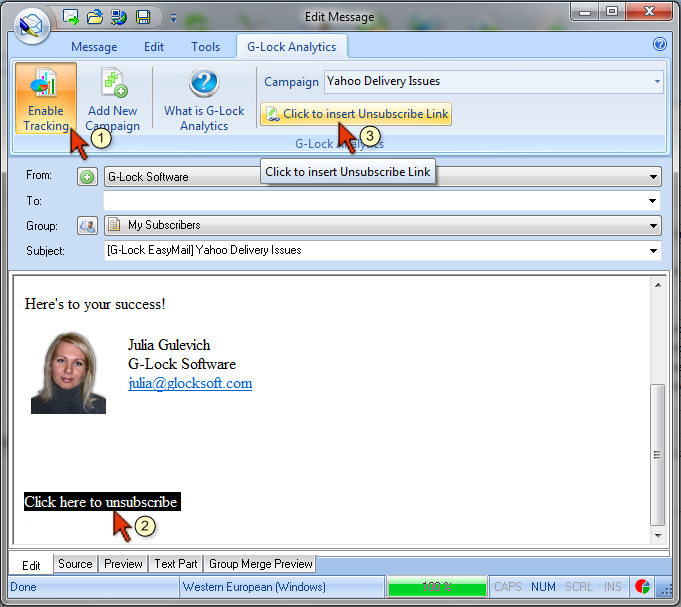 add unsubscribe How to Track Your Email Marketing Campaigns