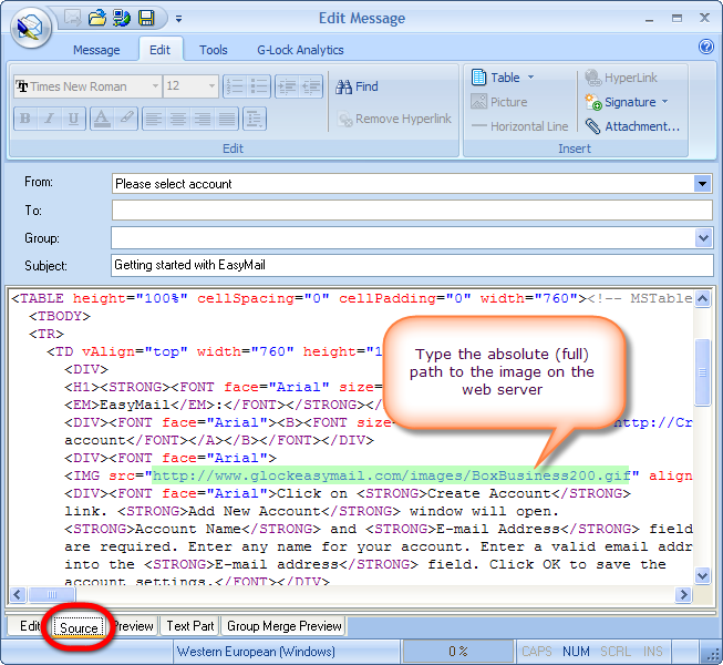 full path Embedding Images into HTML Email