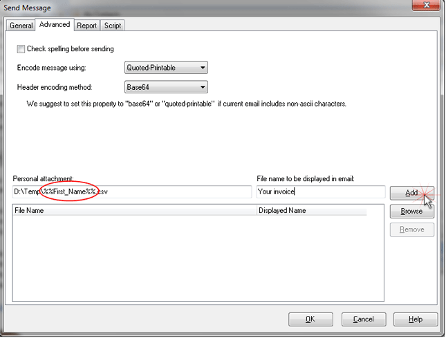 send personal attachment gem merge attachment How to Send Customized Email Messages Using Merge Tags