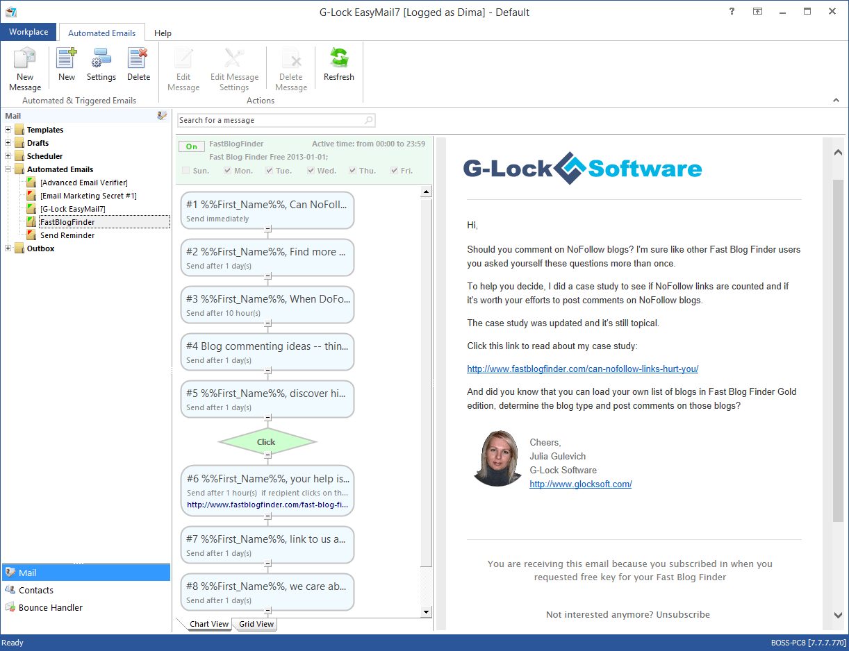 Automated Emails