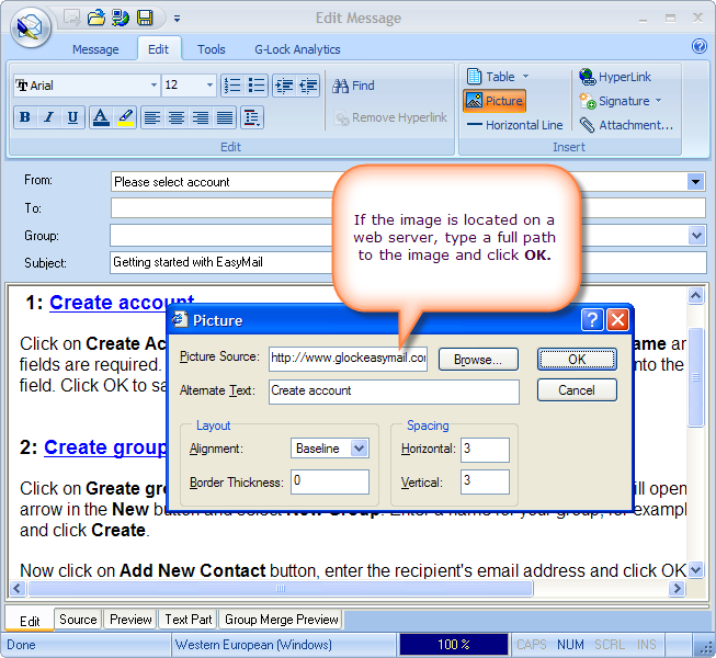 Embedding Images into HTML Email insert image 2 Embedding Images into HTML Email