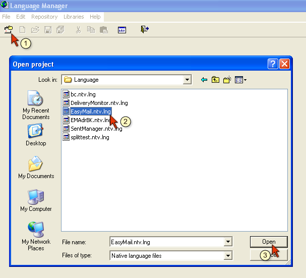 How to Translate G Lock EasyMail GUI Using Language Manager load project How to Translate G Lock EasyMail GUI Using Language Manager