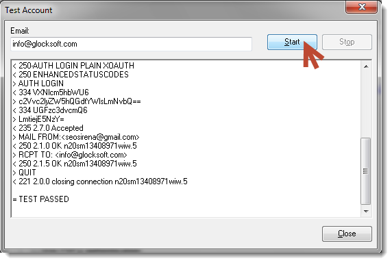 test gmail account How to Use Free SMTP Servers in G Lock EasyMail